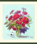 Merejka siuvinėjimo komplektas kryželiu „Rugsėjo spalvos“ 29×26,5 cm - kaSiulai.lt