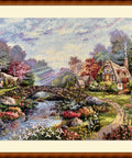 Merejka siuvinėjimo komplektas „Pavasario žydėjimas“ (kryželis), 30×38 cm - kaSiulai.lt