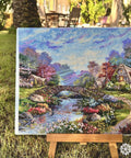 Merejka siuvinėjimo komplektas „Pavasario žydėjimas“ (kryželis), 30×38 cm - kaSiulai.lt