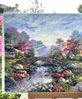 Merejka siuvinėjimo komplektas „Pavasario žydėjimas“ (kryželis), 30×38 cm - kaSiulai.lt