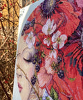 Merejka siuvinėjimo komplektas „She Sleeps“ – Aida 16, 40 DMC, Ø28 cm - kaSiulai.lt