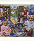 Merejka siuvinėjimo komplektas „Teddy Bear Wear“ — miela dovana - kaSiulai.lt