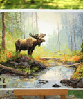 Merejka siuvinėjimo rinkinys „Miško rytas“ — kryžminis siuvinėjimas, 29×52 cm - kaSiulai.lt