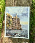 Merejka „Split Rock“ – švyturio siuvinėjimas kryželiu, 39×30 cm - kaSiulai.lt