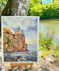 Merejka „Split Rock“ – švyturio siuvinėjimas kryželiu, 39×30 cm - kaSiulai.lt