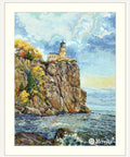 Merejka „Split Rock“ – švyturio siuvinėjimas kryželiu, 39×30 cm - kaSiulai.lt