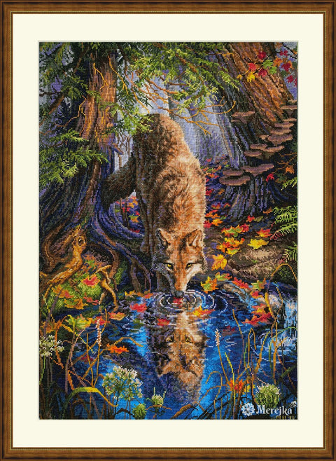 Merejka "Wild Spirit" siuvinėjimo komplektas kryželiu, 32,5×48 cm - kaSiulai.lt