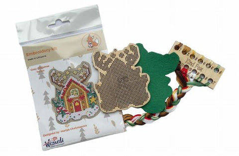 Mielas kalėdinis namelis KF022/90 - kaSiulai.lt