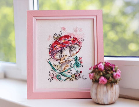 Musmirė — siuvinėjimo komplektas Murano 32 ct, 27 spalvų, 14,5×10,6 cm - kaSiulai.lt