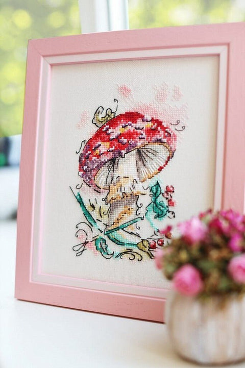 Musmirė — siuvinėjimo komplektas Murano 32 ct, 27 spalvų, 14,5×10,6 cm - kaSiulai.lt