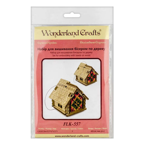 PRECIOSA karoliukų siuvinėjimo rinkinys ant perforuotos faneros – Wonderland Crafts