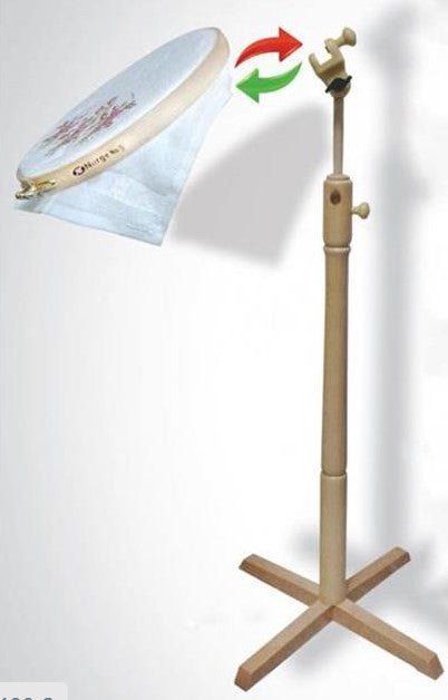 Nurge reguliuojamas grindinis siuvinėjimo stovas — stabilus ir ergonomiškas - kaSiulai.lt