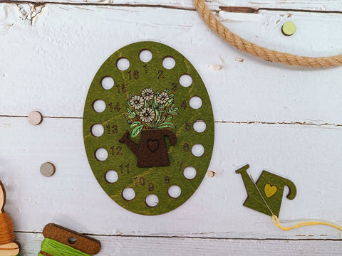 Organizatorius su gėlių raštu KF017/121G - kaSiulai.lt