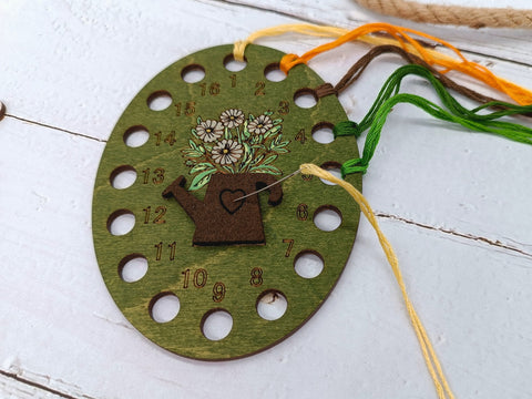 Organizatorius su gėlių raštu KF017/121G - kaSiulai.lt