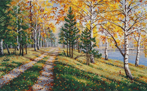 Oven siuvinėjimo komplektas „Rudenio sezonas“, 40×25 cm, Zweigart 16 ct - kaSiulai.lt