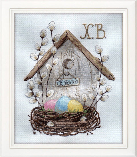 Oven – velykinė kryželiu siuvinėta kompozicija, Zweigart Aida 16, 19×15 cm - kaSiulai.lt