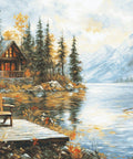 Petit point komplektas „Auksinio rudens aidai“, 44×22 cm - kaSiulai.lt