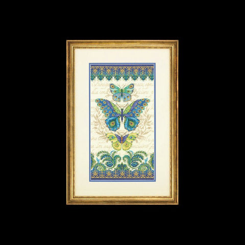 Povai drugeliai (20.3 x 31.8 cm) - DIMENSIONS siuvinėjimo kryželiu rinkinys - kaSiulai.lt