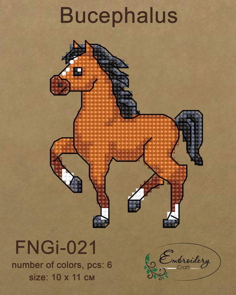 Prabangus karoliukų siuvinėjimo rinkinys „Bucefalas“ – žirgų mėgėjams - kaSiulai.lt