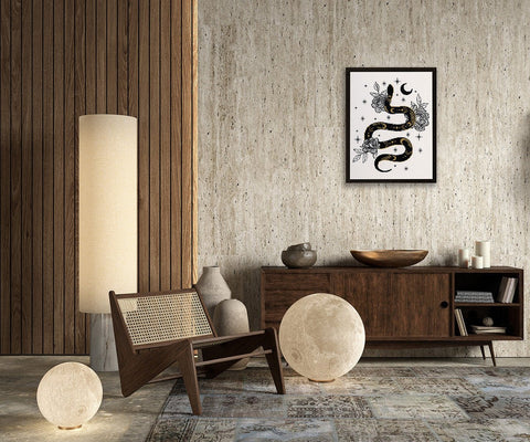 Prabangus kryželiu siuvinėjimo komplektas „Juodo aukso gyvatė“ - kaSiulai.lt