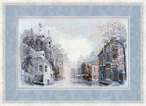 Prabangus siuvinėjimo komplektas kryželiu Aida 16, Madeira 41 spalva, 28,5×45,5 cm - kaSiulai.lt