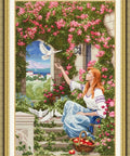 Prabangus siuvinėjimo komplektas kryželiu „Lovely Day“, Aida 18, Madeira, 71×45 cm - kaSiulai.lt