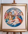 Prabangus siuvinėjimo komplektas kryželiu „Madona su Magnifikatu“ (1481) - kaSiulai.lt
