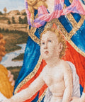 Prabangus siuvinėjimo komplektas kryželiu „Madona su Magnifikatu“ (1481) - kaSiulai.lt