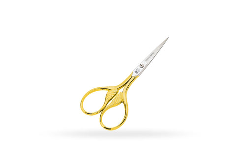 Premax siuvinėjimo žirklės 9 cm, auksinės rankenos - kaSiulai.lt