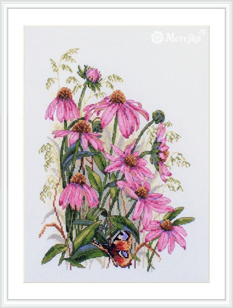 Premium siuvinėjimas kryželiu „Ežiuolės“, Aida 16, DMC, 24×32 cm - kaSiulai.lt