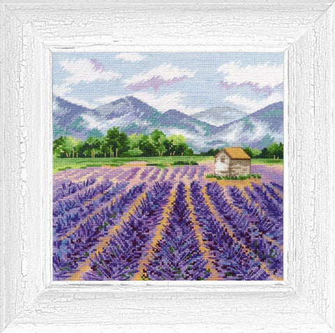 Provence — siuvinėjimo komplektas kryželiu (Zweigart 16 ct, PNK Kirov) 20×20 cm - kaSiulai.lt