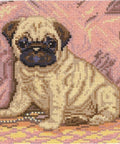 Pug SANM - 33 — Andrianos siuvinėjimo komplektas su aida - kaSiulai.lt