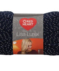 Red Heart Lisa Lurex 50g, sp. 10 juoda - kaSiulai.lt