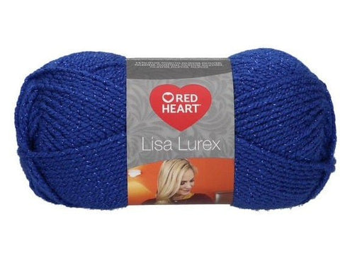 Red Heart Lisa Lurex 50g., sp. 5 mėlyna - kaSiulai.lt