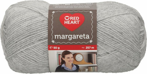 Red Heart MARGARETA - spalva 00095 - 50 g (10 vnt. pakuotė) - kaSiulai.lt