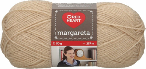 Red Heart MARGARETA - spalva 01183 - 50 g (10 vnt. pakuotė) - kaSiulai.lt