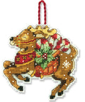 Reindeer Ornament (8.25 x 8.25 cm) - DIMENSIONS siuvinėjimo kryželiu rinkinys - kaSiulai.lt