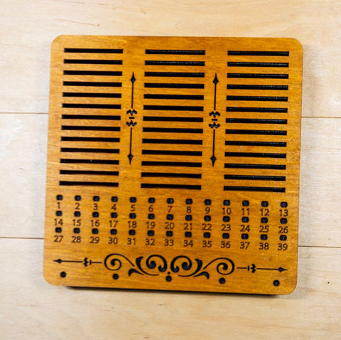 Siūlų ričių organizatorius, 39 vietos, 19 x 19 cm