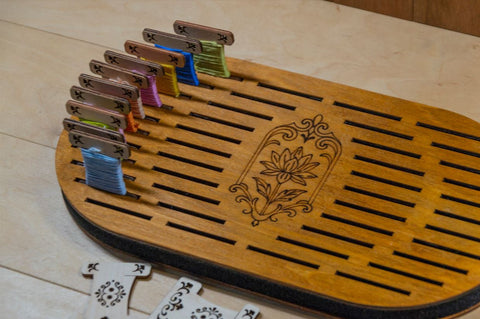 Siūlų ričių organizatorius, 44 vietos, 30 x 16,5 cm