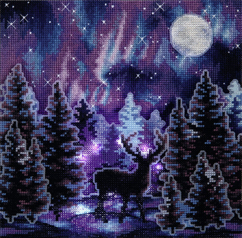 Rinkinys siuvinėjimui kryželiu „Žvaigždėta naktis“ — įkvepianti dovana - kaSiulai.lt