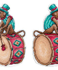 Rinkinys siuvinėti kryželiu „Cirko muzikantas“, 16×9 cm - kaSiulai.lt