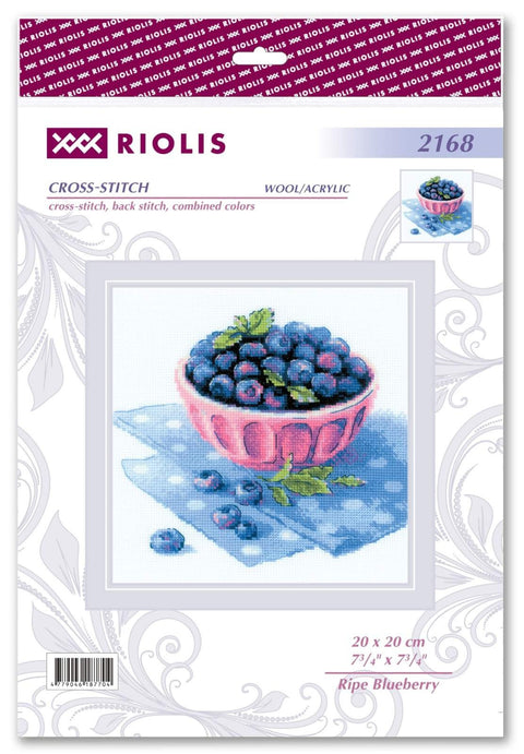 Prinokusi mėlynė — siuvinėjimo rinkinys RIOLIS Nr. 2168