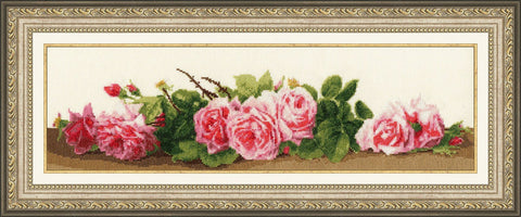 Rožių aromato siuvinėjimo komplektas S/SZH043 (13,4×45,8 cm) - kaSiulai.lt