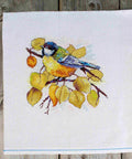 Rudens miško kryželiu siuvinėjimo komplektas 18×19 cm – mėgėjams - kaSiulai.lt