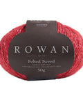 Scarlet raudona Nr.: 222 - ROWAN FELTED TWEED siūlai. (Merino ir alpakos vilna) - kaSiulai.lt