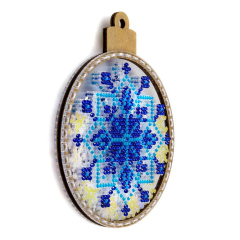 PRECIOSA karoliukų siuvinėjimo rinkinys ant perforuoto plastikinio pagrindo, 9×10,5 cm