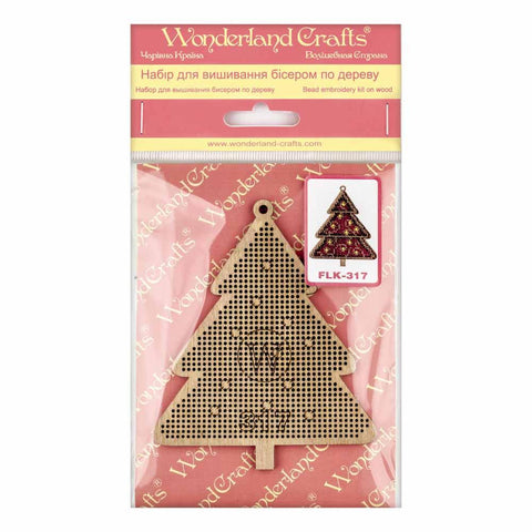 Wonderland Crafts PRECIOSA — karoliukų siuvinėjimo rinkinys ant perforuotos faneros, 8×10 cm