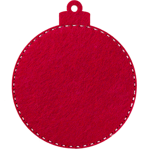 Medinis kalėdinis žaisliukas — rinkinys siuvinėjimui karoliukais