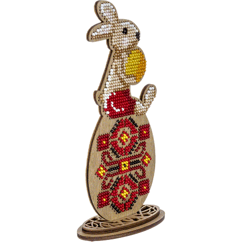 Wonderland Crafts siuvinėjimo kryželiu rinkinys su PRECIOSA karoliukais ir mediniu pagrindu