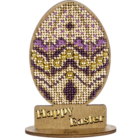 PRECIOSA karoliukų siuvinėjimo rinkinys ant faneros su stoveliu, 6,5×11 cm